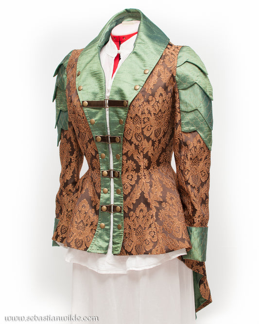 Emerald & Brass Mother Of Dragons Military Jacket