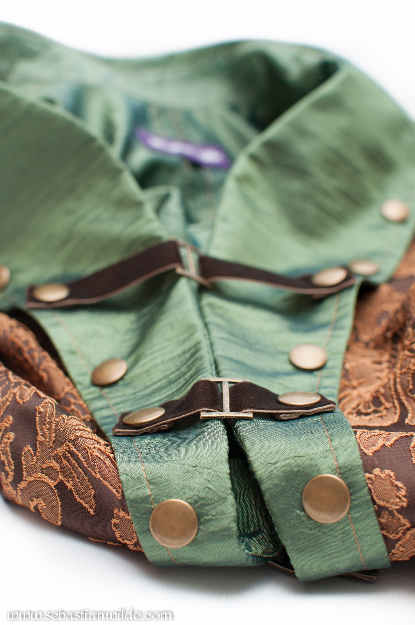 Emerald & Brass Mother Of Dragons Military Jacket