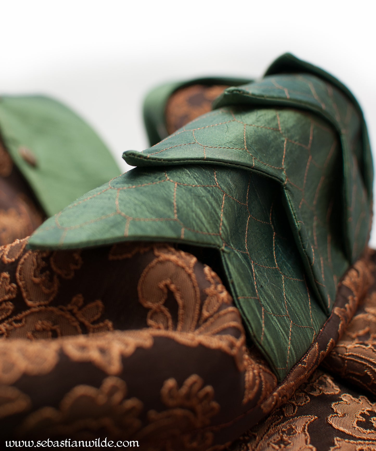 Emerald & Brass Mother Of Dragons Military Jacket