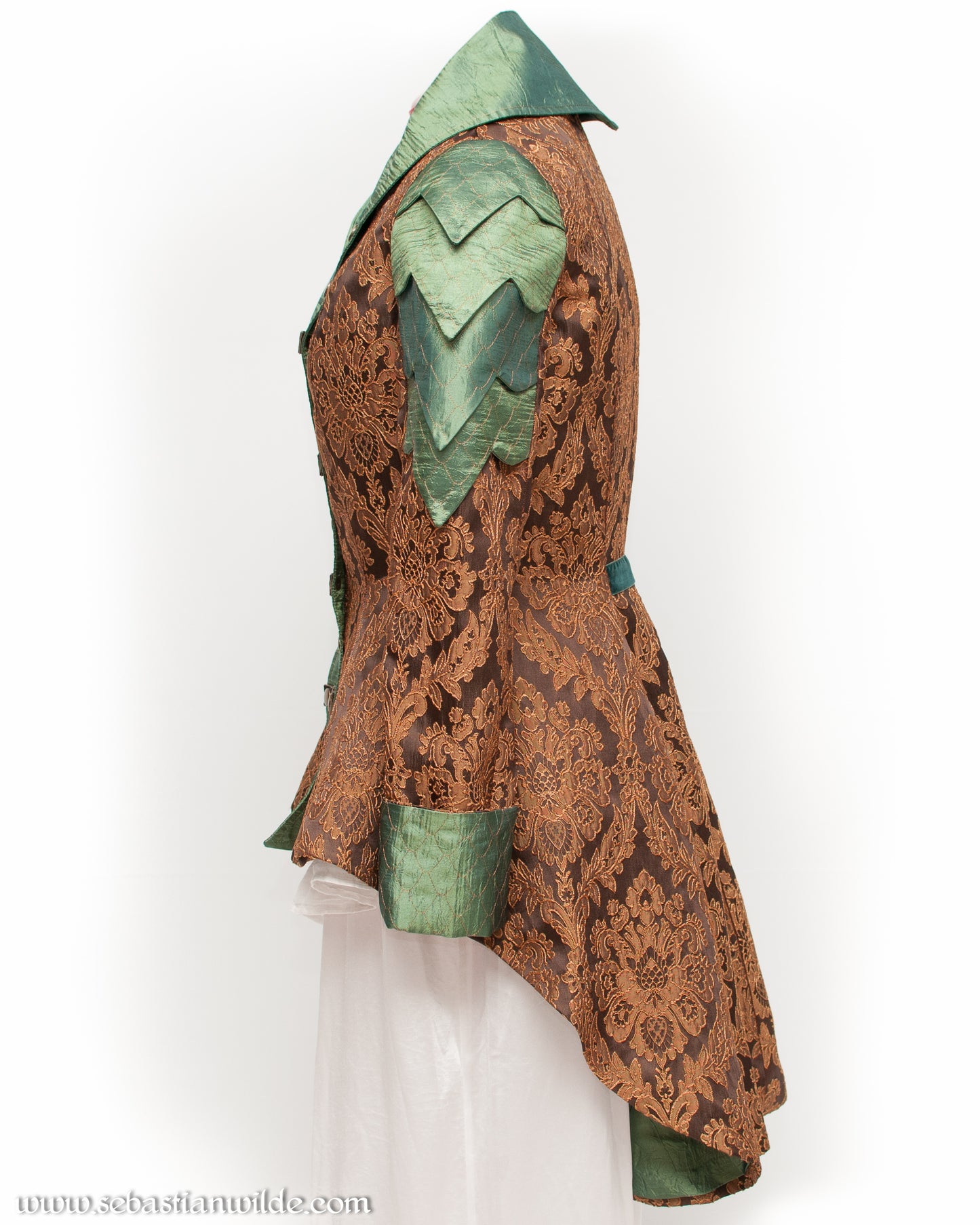 Emerald & Brass Mother Of Dragons Military Jacket