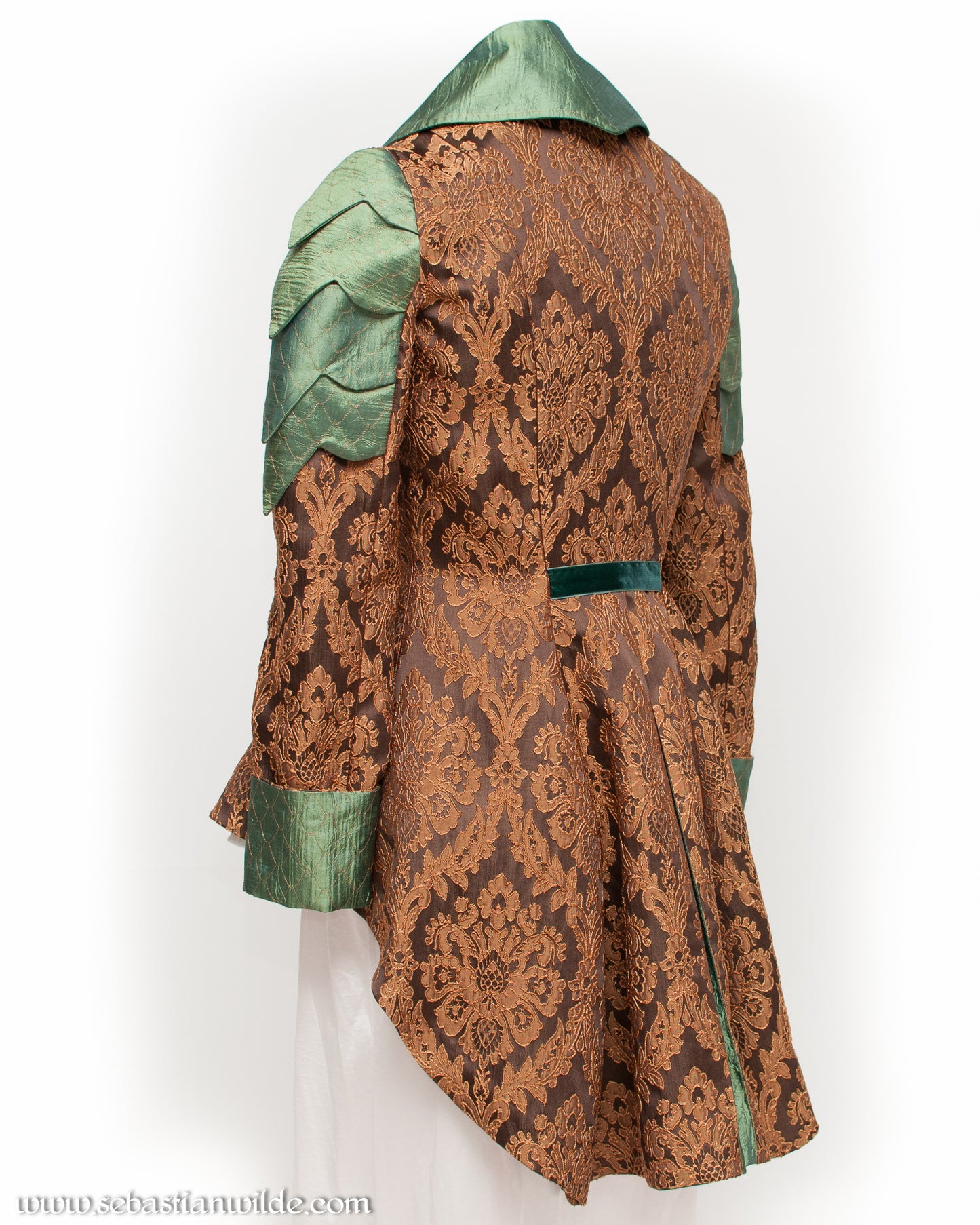Emerald & Brass Mother Of Dragons Military Jacket