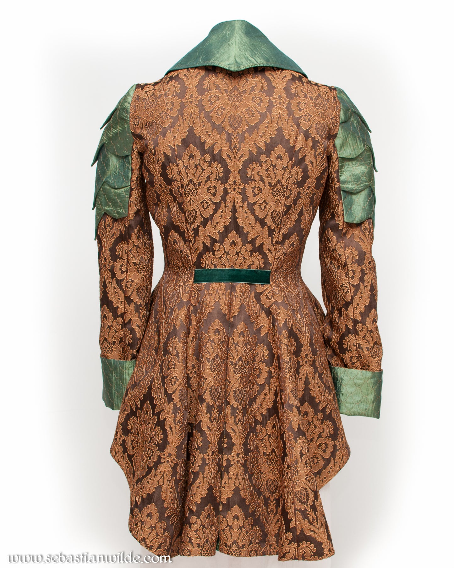 Emerald & Brass Mother Of Dragons Military Jacket